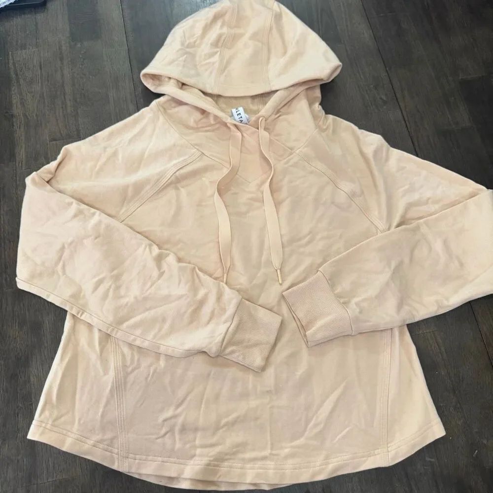Athleta XXS Light Orange Hoodie